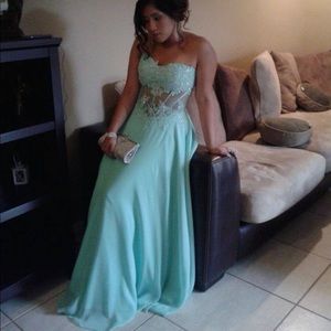 Stunning Blue Prom Dress👗